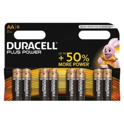 Duracell plus power batterij AA 8 stuks