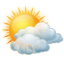 zaterdag: Gedeeltelijk bewolkt