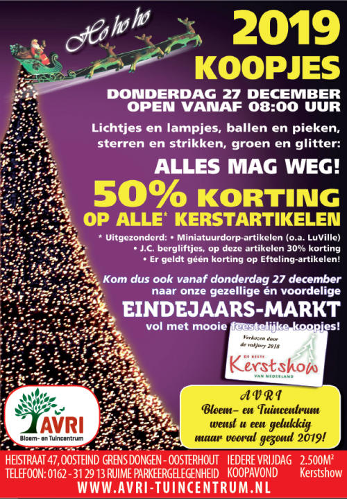 Koopzondag avri Koopzondag avri