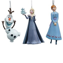 3D ornaments Frozen 3 assorti