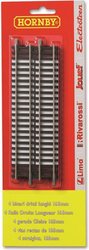 4 RECHTE RAILS 168MMextra rails voor Coca-Cola trein en Santa's Express.