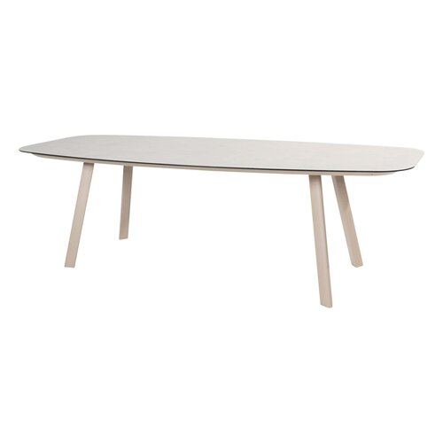 4 Seasons Outdoor Manolo dining tuintafel ceramic latte - afbeelding 1