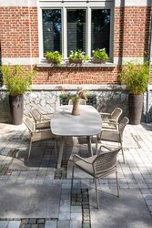 4 Seasons Outdoor Manolo dining tuintafel ceramic latte - afbeelding 5