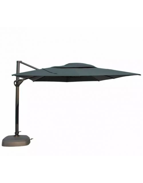 4 Seasons Outdoor Parasol Hacienda  Antraciet / Charcoal excl. voet