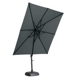 4 Seasons Outdoor Parasol Siesta Premium  Charcoal excl. voet - afbeelding 2