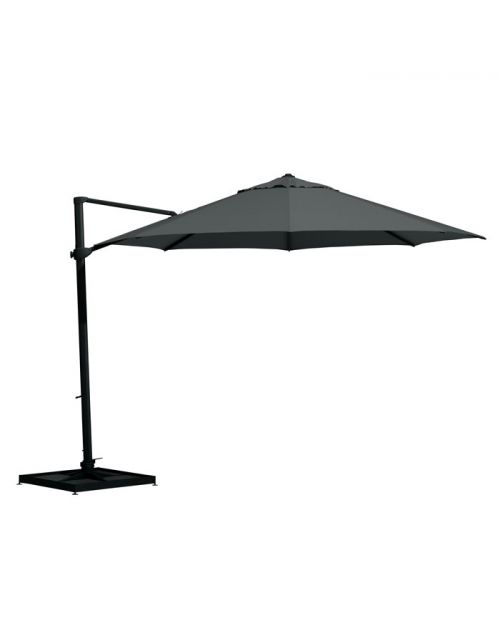 4 Seasons Outdoor Parasol Siesta Premium  Charcoal excl. voet - afbeelding 1