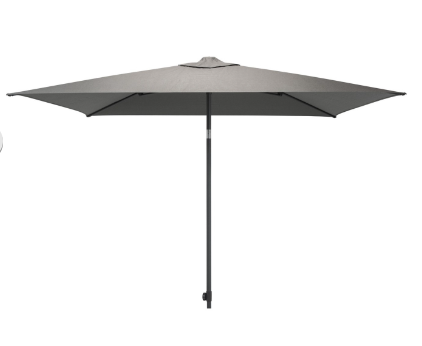 4SO parasol Azzurro vierkant 250 x 250 cm Charcoal - afbeelding 1