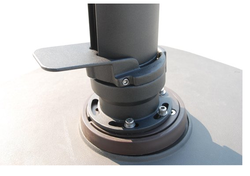 4SO parasol Hacienda 300x400 cm Mid Grey - afbeelding 4