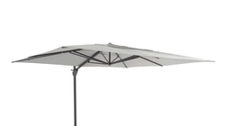 4SO parasol Hacienda 300x400 cm Mid Grey - afbeelding 1