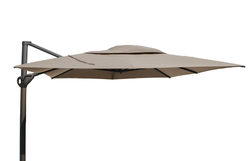 4SO parasol Hacienda 300x400 cm Taupe - afbeelding 1