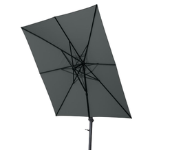 4SO parasol Siesta 300 x 300 cm Charcoal - afbeelding 2
