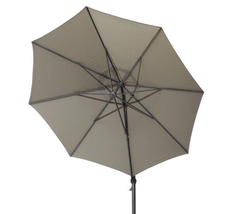 4SO parasol Siesta Ø350 cm. Taupe - afbeelding 2