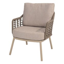 4SO Puglia low dining stoel incl. 2 kussens