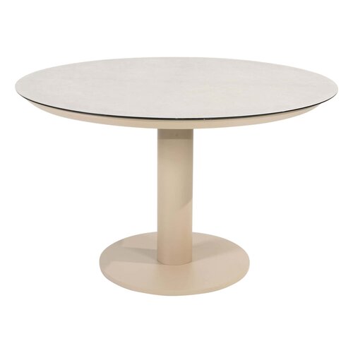 4SO Sarah eettafel latte met printed keramiek top 120 cm Ø - afbeelding 1