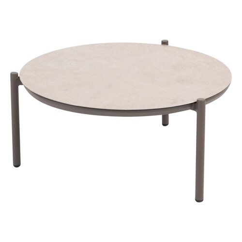 4SO Vic salontafel terre met printed keramiek top 73 cm Ø (H 35)