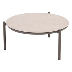 4SO Vic salontafel terre met printed keramiek top 73 cm Ø (H 35)