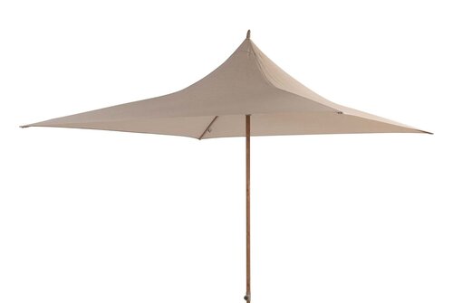 4SO Vivenda 270 x 270 cm. zand met woodlook frame - afbeelding 1