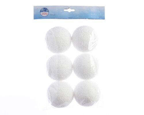 Decoris Sneeuwbal foam snowballs