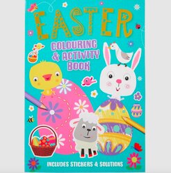 A4 Colouring & activity book Easter