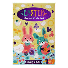 A4 Colouring & activity book Easter