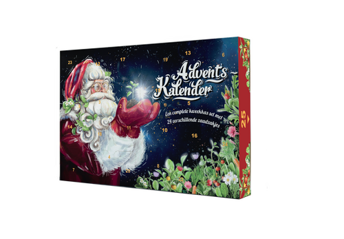 Adventskldnr/kweekset kerstman nl