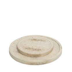 PTMD Adwin Cream cement mix travertine look plate SV2