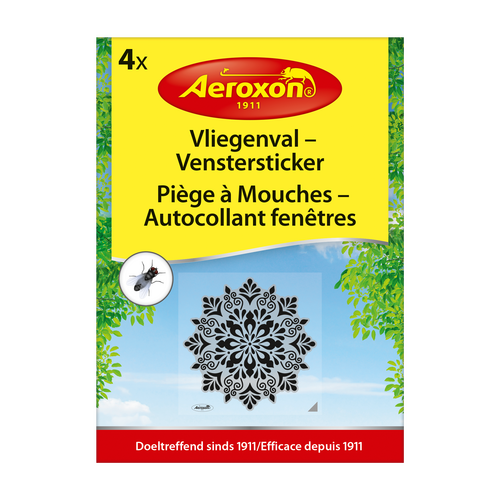 Aerox vliegval-venstersticker 4st