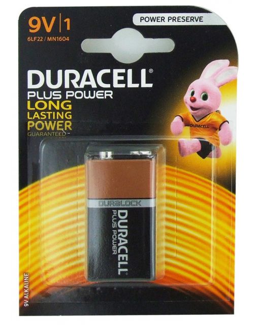 Duracell plus power batterij 9V