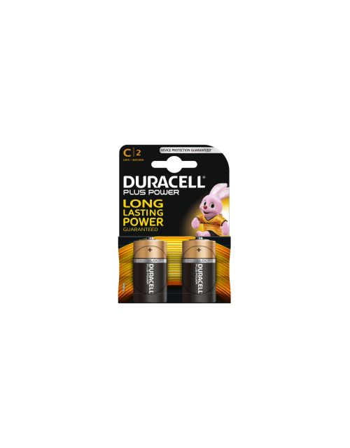 Duracell plus power batterij C 2 stuks