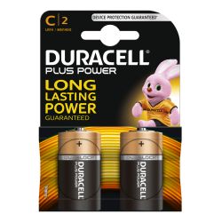 Duracell plus power batterij C 2 stuks