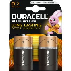 Duracell plus power batterij D 2 stuks