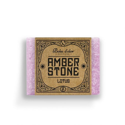 Amber blokje lotus