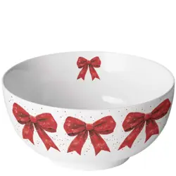 Ambiente Bowl Fancy bow red/white