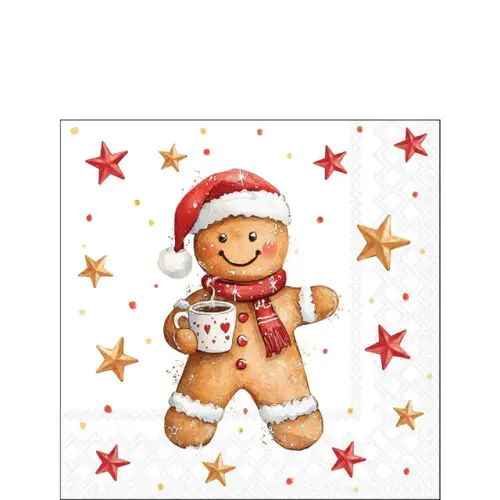 Ambiente Napkin 25 Cocoa and cookie FSC Mix