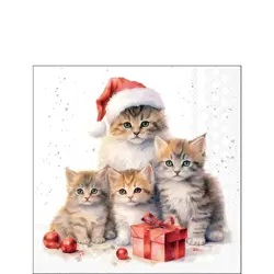 Ambiente Napkin 25 Meaowy Christmas FSC Mix