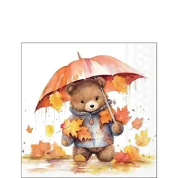 Ambiente Napkin 25 Umbrella bear FSC Mix