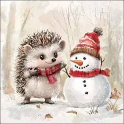 Ambiente Napkin 33 Spike and Frosty FSC Mix
