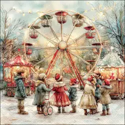 Ambiente Napkin 33 Theme park FSC Mix