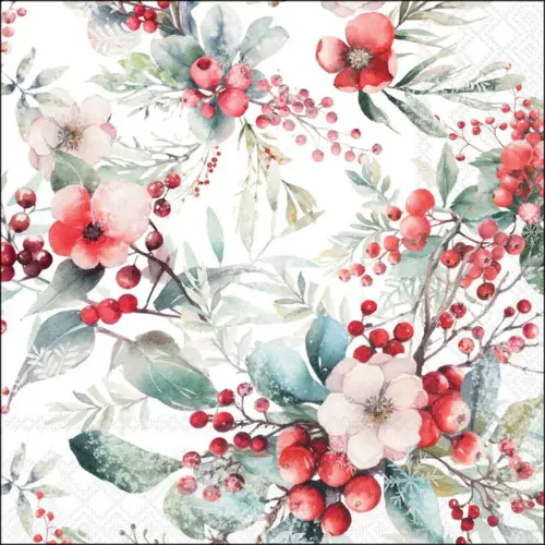 Ambiente Napkin 33 Winter berries FSC Mix