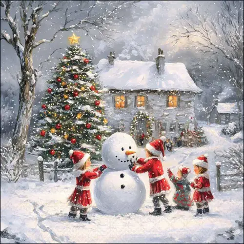 Ambiente Napkin 33 Winter playtime FSC Mix