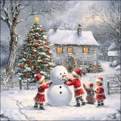 Ambiente Napkin 33 Winter playtime FSC Mix