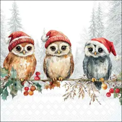 Ambiente Napkin 33 Wise owls FSC Mix