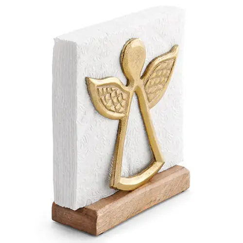 Ambiente Napkin holder Angel gold