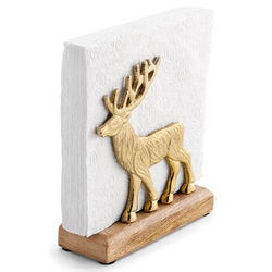 Ambiente Napkin holder Reindeer gold
