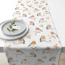 Ambiente Table runner 40x150 cm Robin family