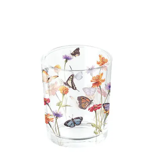 Ambiente Tea light holder Butterfly garden white