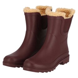 Angro XQ LADIES RUBBER CHELSEA RAINBOOTS 41 BURGUNDY