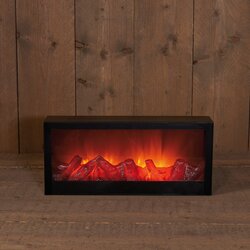 Anna's Collection B.O.T. HAARD ZWART 45X20X10CM 3XC MET 6/18U TIMER