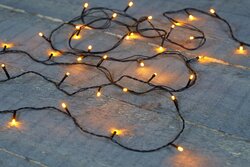 Anna's Collection B.O.T. LED LIGHTS 50L/3,75M CLASSIC MET TIMER 6/18U - 50CM AANLOOPSNOER ZWART 3XAA - afbeelding 1