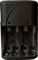 Anna's Collection batterijlader voor 4x AA/AAA batterijen - afbeelding 1